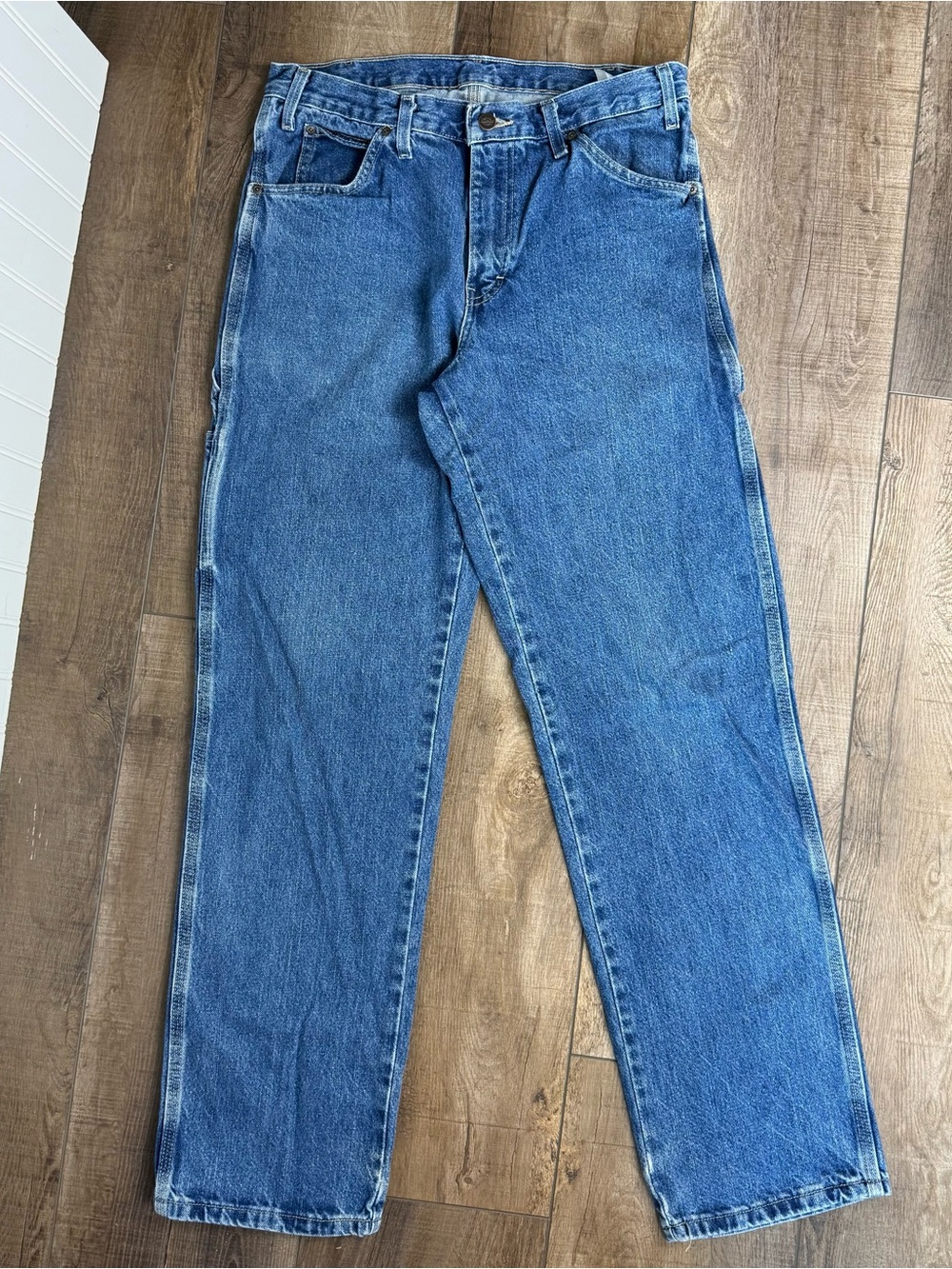 Dickies Relaxed Fit Carpenter Jeans | 32x34 | Made in Mexico | 100% Cotton